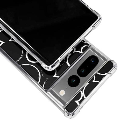 Disney Mickey Mouse Logo Pattern Google Pixel 7 Pro Clear Case